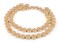 The Bead Chest Gold Circular Natural Wood Beads (15x15mm): Organic Eco-Friendly Wooden Bead Strand for DIY Jewelry, Crafts, Necklace and Bracelet Making